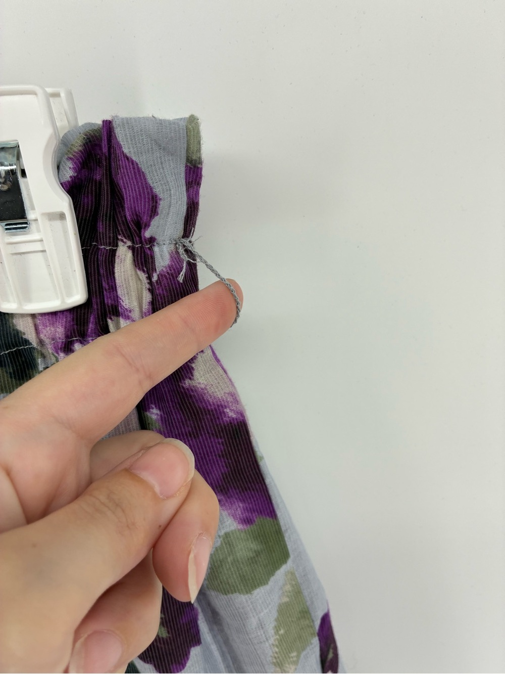 Lapis Purple Floral Skirt - Picture 3 of 9